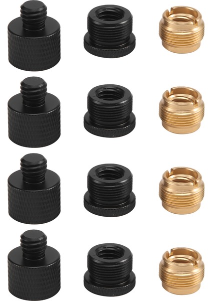 12 Parça Mikrofon Iplik Adaptörü Seti Mikrofon Standı Adaptörü 5/8 Dişi Ila 3/8 Erkek ve 3/8 Dişi Ila 5/8 Erkek Vida Adaptör (Yurt Dışından) fırsatları