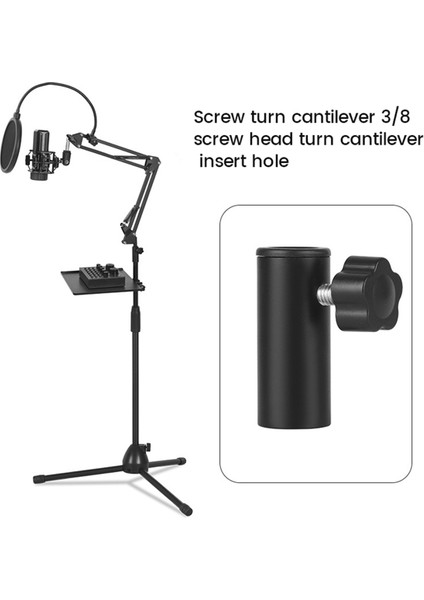 Braket Dönüşüm Aksesuarları Mikrofon Standı Uzatma Tüpü 1/4 Vida Olmadan Masa Standı Tüp Adaptörü Için (Yurt Dışından) fırsatları
