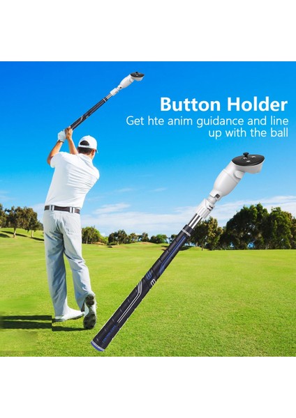 Vr Golf Kulübü Tutma Kavrama Geri Çekilebilir Golf Kavrama Adaptörü Vr Golf Simülatör Oculus Quest 3s Vr Oyun Aksesuarları (Yurt Dışından) fiyatları