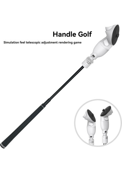 Vr Golf Kulübü Tutma Kavrama Geri Çekilebilir Golf Kavrama Adaptörü Vr Golf Simülatör Oculus Quest 3s Vr Oyun Aksesuarları (Yurt Dışından) indirimleri