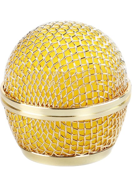 Kablosuz Mikrofon Grille Mikrofon Aksesuarları Shure SM58, SM58S, SM58LC ve More Gold Için Metal Mikrofon Grille Başlığı (Yurt Dışından)