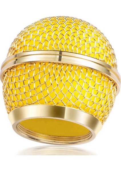 Kablosuz Mikrofon Grille Mikrofon Aksesuarları Shure SM58, SM58S, SM58LC ve More Gold Için Metal Mikrofon Grille Başlığı (Yurt Dışından) fırsatları