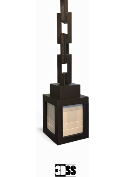 Minecraft Işık Feneri | LED Mum Dahil | Dekoratif Askılı Masaüstü Lamba | Minecraft Fener indirimleri