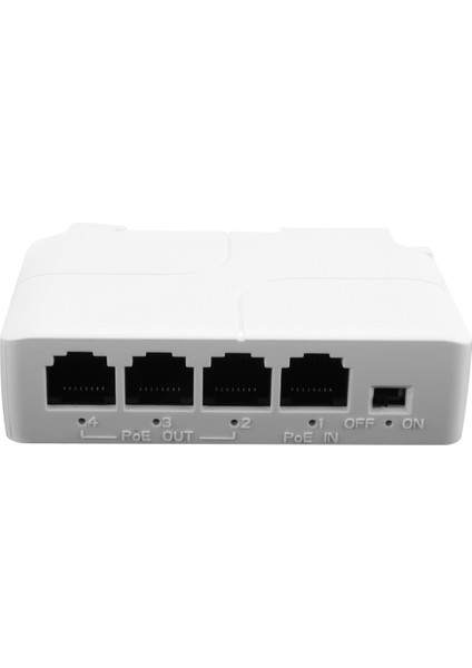 1pcs 4 Bağlantı Noktası 1 Ila 3 Bağlantı Noktası Poe Extender Pasif Basamaklı IEEE802.3AF Ip Şanzıman Tekrarlayıcı Anahtarı Için 100 Mbs Nvr Ip (Yurt Dışından)
