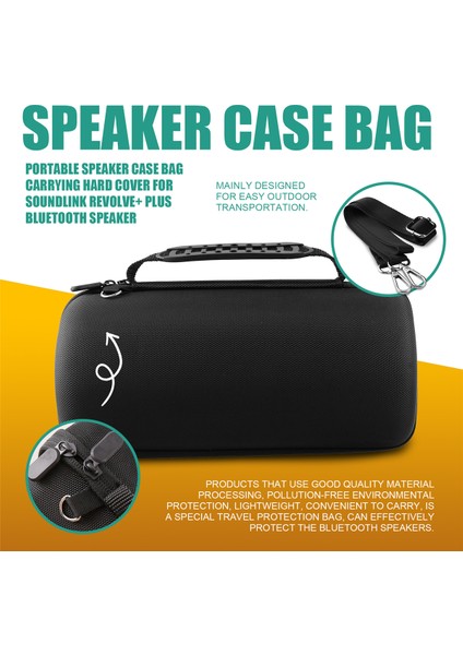 Bose Soundlink Revolve+ Plus Bluetooth Hoparlör Için Sert Kapak Taşınan Taşınabilir Hoparlör Kılıf Çantası (Yurt Dışından) fırsatları