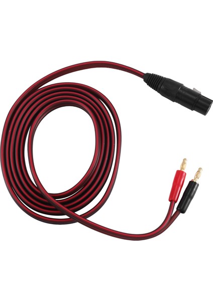 Xlr&#39;den Muz Hoparlör Kablosu, Xlr 3 Pin Dişi-Çift Muz Fişleri Ses Kablosu, Altın Kaplamalı 4mm Fişe Xlr3 Pro Hifi (Yurt Dışından)