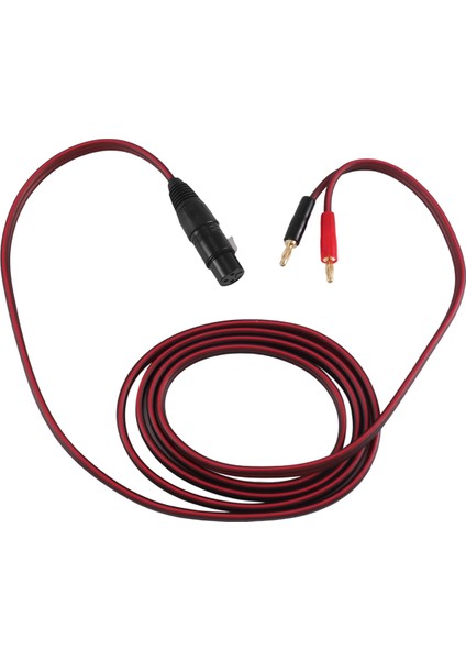 Xlr&#39;den Muz Hoparlör Kablosu, Xlr 3 Pin Dişi-Çift Muz Fişleri Ses Kablosu, Altın Kaplamalı 4mm Fişe Xlr3 Pro Hifi (Yurt Dışından) modelleri
