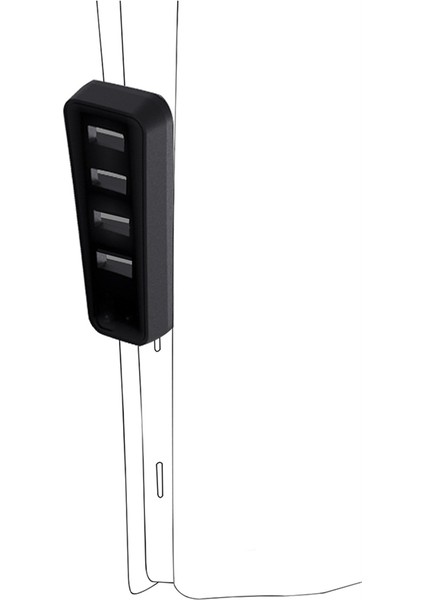 Ps5 Slim Console Için USB Sımanlayıcı 4port USB 2.0 Hub Ps5 Slim Console Istasyonu B Için Yüksek Hızlı Aktarım Genişletici Ayırıcı (Yurt Dışından) indirimleri