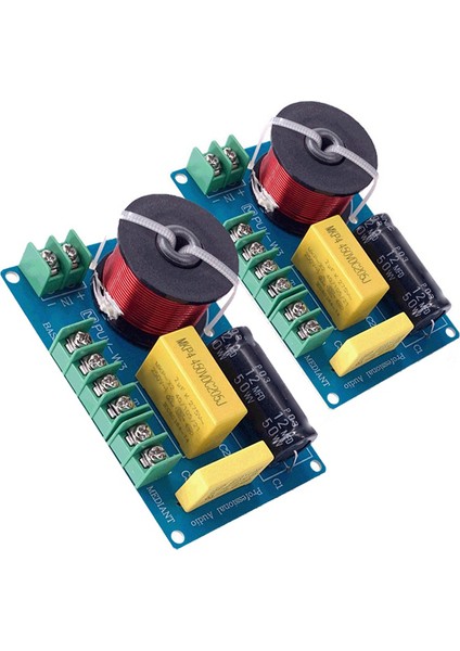 2pcs 200W 3 Yollu Ses Hifi Filtre Devre Kart Stereo Hoparlör Crossover Filtreleri Treble/bass 3 Birim Frekans Bölücileri (Yurt Dışından)