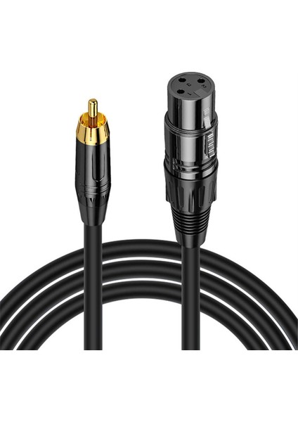 Xlr Dişi - Rca Erkek Kablosu, Altın Kaplama Konektör Kablosu, Koaksiyel Kalkan Xlr Mikrofon Ses Kablosu Adaptörü 16.4ft (Yurt Dışından) fiyatları