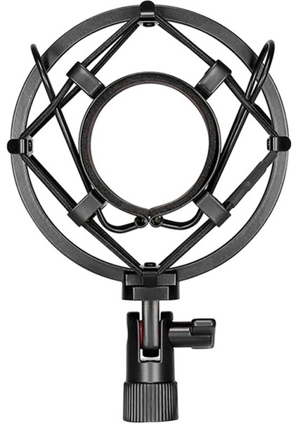 Mikrofonlar Için Evrensel Şok Montajı 45MM-52MM Yüksek Uyumluluk Mikrofon Tutucu Anti-Vibrasyon Süspansiyonu A (Yurt Dışından)