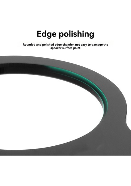 Hoparlör Duvar Montajı Hap 2024 Hoparlörler Akrilik Ses Duvar Montajı Depolama Stand Kolay Kurulum Siyah (Yurt Dışından) indirimleri