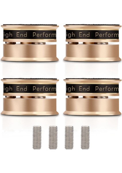 Hıfı Audio Hoparlör Stand Ayak Pad Anti-Shock Abmor Emici Başak Izolasyon Preamp Hoparlör Vinil Kayıt Oynatıcı Altın (Yurt Dışından) fırsatları