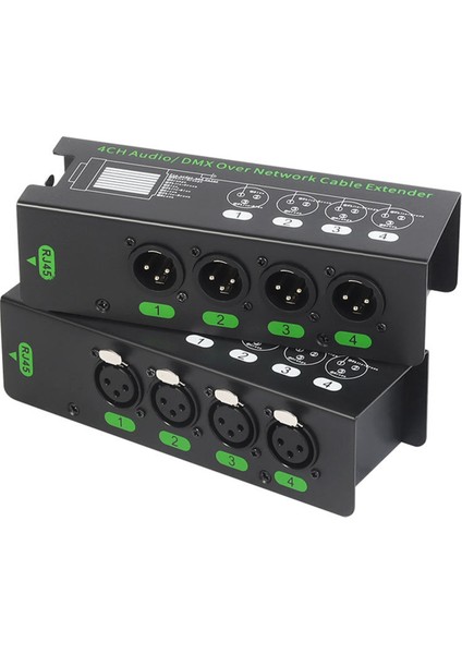 1paır 4ch 3 Pın Ses/dmx Ağ Kablosu Genişletici DMX512 Ağ Sinyali Genişletici Xlr&#39;den RJ45 Adaptör 1 Erkek+1 Kadın (Yurt Dışından) fiyatları