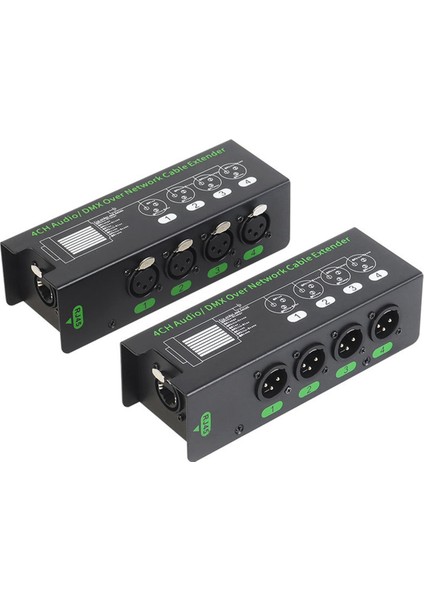 1paır 4ch 3 Pın Ses/dmx Ağ Kablosu Genişletici DMX512 Ağ Sinyali Genişletici Xlr&#39;den RJ45 Adaptör 1 Erkek+1 Kadın (Yurt Dışından) fırsatları