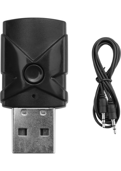 USB Bluetooth 5.2 Ses Adaptörü Kablosuz Alıcı Verici Ses Kartı 3.5mm Aux Müzik Dongle Tv Araba Hoparlör Pc (Yurt Dışından)
