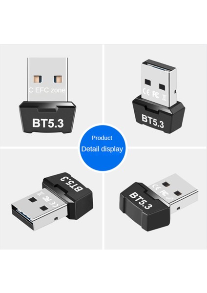 Rtl5.3 Bluetooth Adaptörü Sürücüsiz Bilgisayar USB Kablosuz Bluetooth Alıcı Verici Bluetooth Ses Kulaklığı (Yurt Dışından) fırsatları