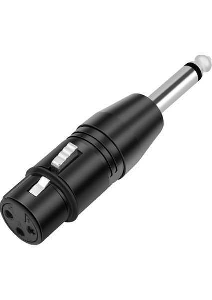 6.35MM Mono Erkek - Xlr 3 Pın Kadın Ses Ses Fik Dönüştirici Adaptör Adaptör Amplifik (Yurt Dışından) fiyatları
