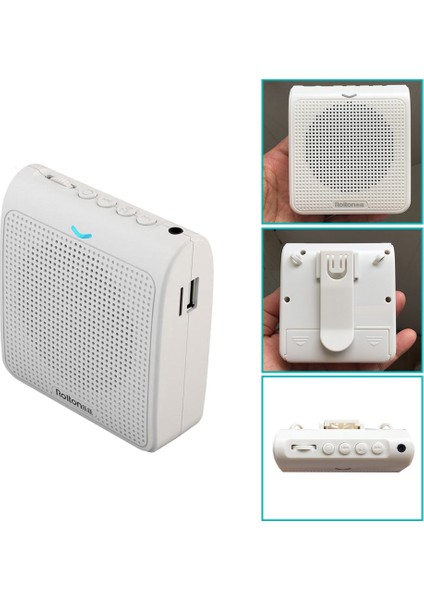 USB Tf Kart Fm Radyo ile Öğretmen Tur Rehberi (Siyah) ile Rolton Taşınabilir Mikrofon Yüksek Hoparlör Mini Ses Amplifikatörü (Yurt Dışından) fırsatları