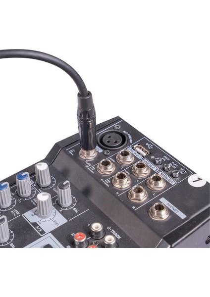 1/4 Inç - Xlr Erkek Dengeli Sinyal Bağlantı Kablosu 6.35MM - Xlr Yama Kablosu Mikrofon Dengeli Kablo 300CM (Yurt Dışından)