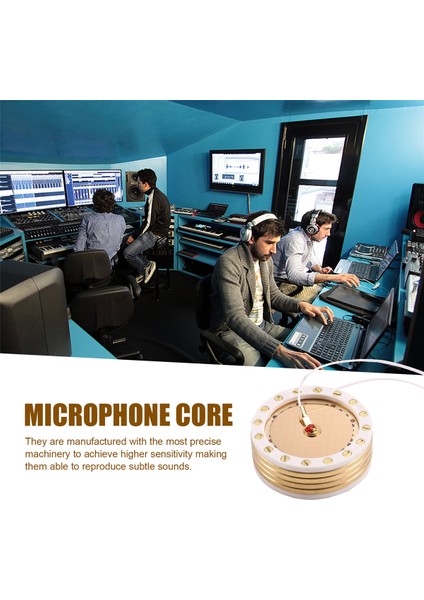 Uzmanlık Kaydı Için 34MM Büyük Diyafram Kondenser Kapsül Çekirdek Mikrofon Kapsülü (Yurt Dışından) fırsatları