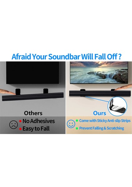 Uzun Ses Çubuğu Hoparlörleri, Ev Sineması Hoparlör Braketleri Için Uygun Evrensel Braket (Yurt Dışından) fırsatları