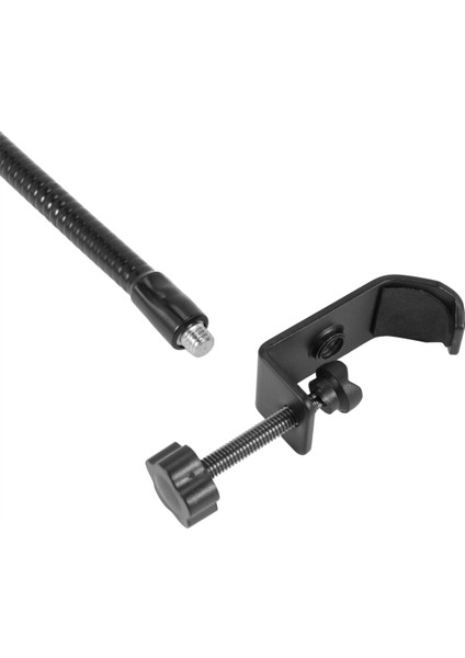 Radyo Yayın Stüdyosu, Canlı Yayın Ekipmanları, Istasyonlar Için Masa Kelepçesi ile Esnek Gooseeck Mikrofon Standı (Yurt Dışından) indirimleri