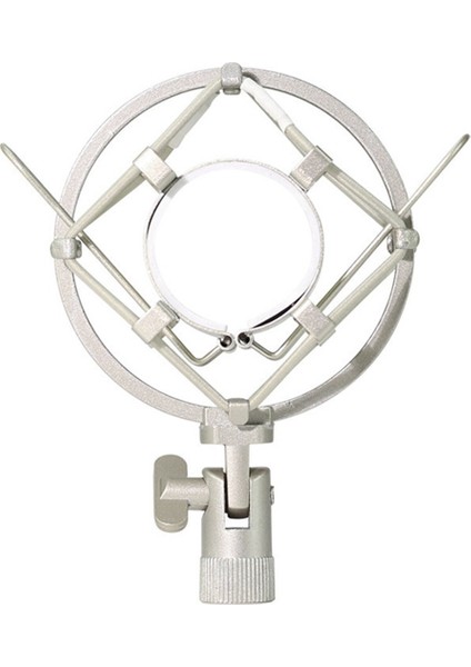 Mikrofonlar Için Evrensel Şok Montajı 45MM-52MM Yüksek Uyumluluk Mikrofon Tutucu Anti-Vibrasyon Süspansiyonu B (Yurt Dışından)