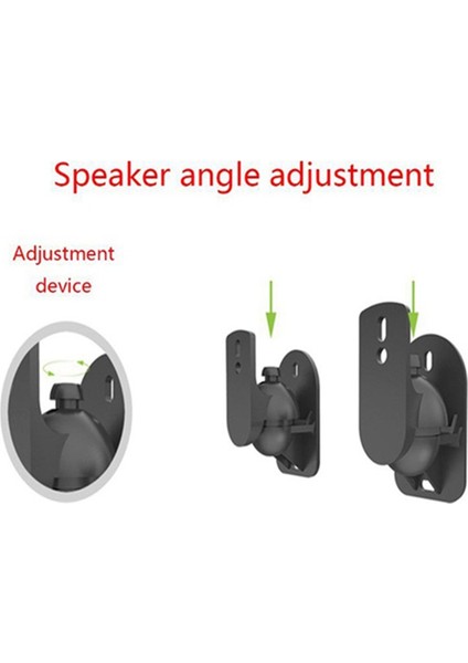 Evrensel Hoparlör Duvar Montaj Braket Tavan Stand Kelepçesi Ayarlanabilir Döner ve Eğim Açısı Döndürme (Yurt Dışından) indirimleri