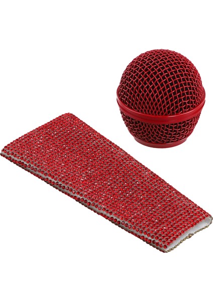 Sparkle Mikrofon Kılıf Kablolu Mikrofonlar Için Kırmızı (Yurt Dışından) modelleri