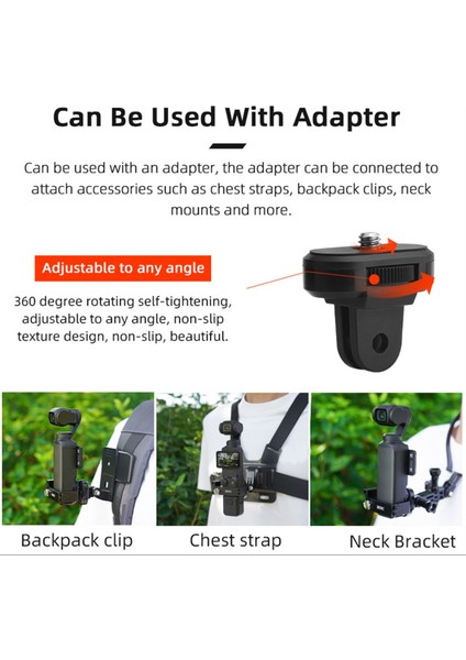 Osmo Cep 3 Kamera Için Brdrc Kamera Adaptör Montajı 3 Kamera Genişleyen Adaptör Genişletme Çerçevesi Braketi (Yurt Dışından) modelleri