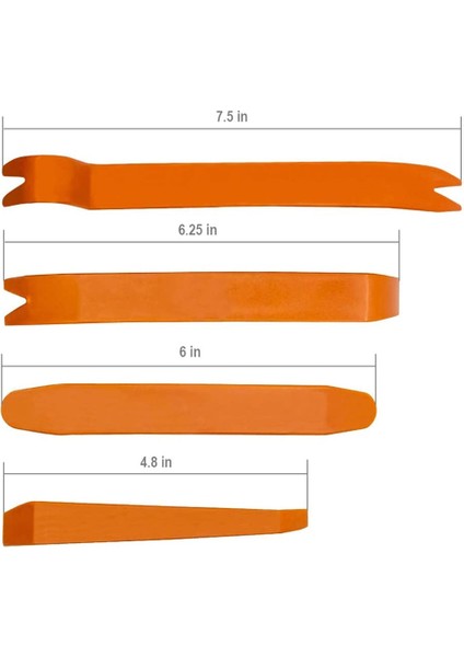 4pcs Otomatik Döşeme Çıkarma Pry Alet Seti Araba Iç Kapı Paneli, Döşeme, Ses ve Gösterge Tablosu Sökme Spudger Meraklı Kiti (Yurt Dışından) indirimleri