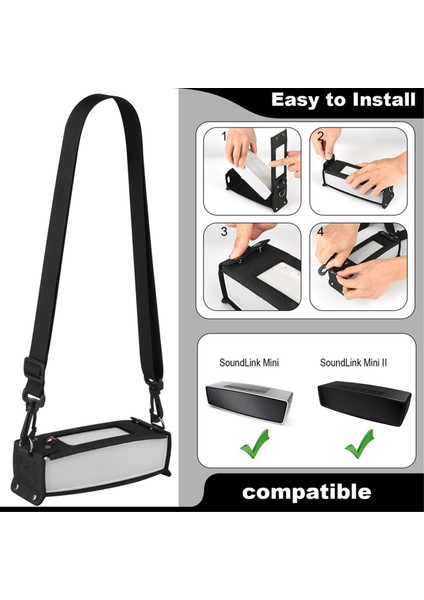 Bose Soundlink Mini &amp; Iı Bluetooth Hoparlör Için Txesign Seyahat Taşıma Çantası, Ayarlanabilir Omuz Askılı Eva Koruyucu Kapak (Yurt Dışından) fiyatları