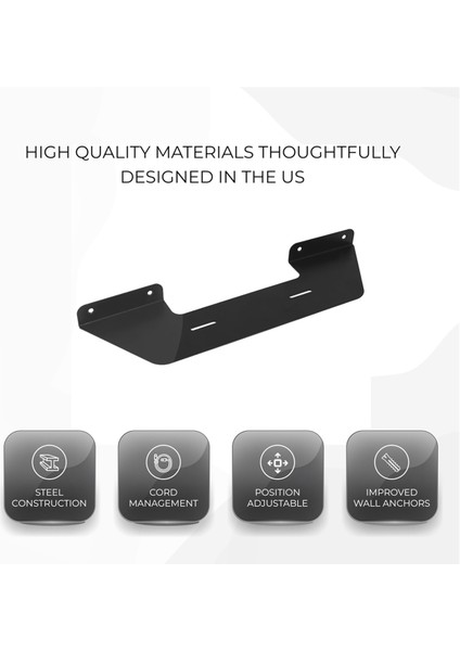 Hoparlör Duvar Montajı Ses Çubuğu Duvar Montajı Sonos Beam Gen1 Gen2 Ses Çubuğu Için Güçlü Yük Boyun (Yurt Dışından) indirimleri