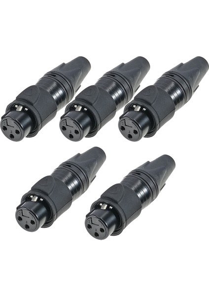 3-Yolcun Su Geçirmez Xlr Mikrofon Ses Fişi Xlr Dengeli Kafa Kadın Iplik Kabuğu, B (Yurt Dışından) fırsatları