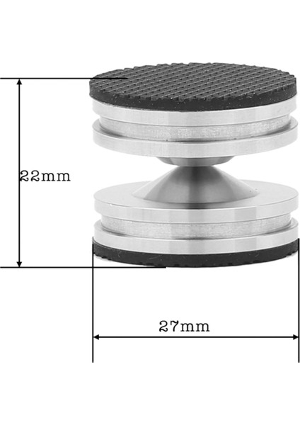 4 Set Hoparlör Stand Paslanmaz Çelik Hifi Ses Hoparlör Izolasyonu Başak Stand Ayak Padleri Taban (Yurt Dışından) fiyatları