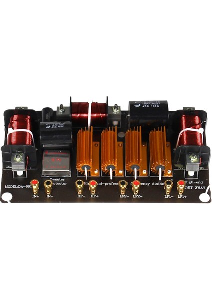 1500W Yüksek Güçlü Hoparlör Crossover 3 Yolu Yüksek Düşük 8 Ohm Frekans Bölücü 15 Inç Ses Hoparlör Crossover (Yurt Dışından)