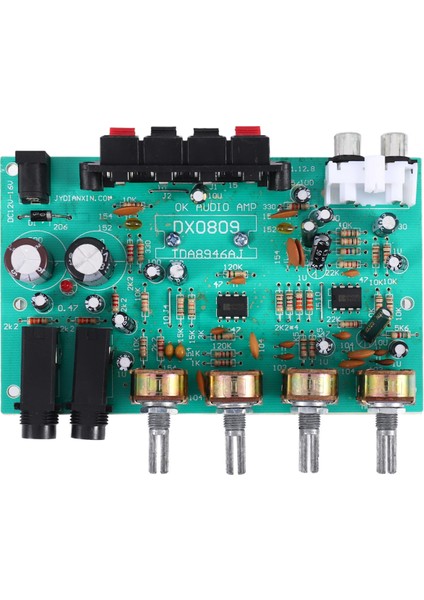 40W+40W TDA8944 Stereo Ses Amplifikatör Kartı Dijital Mikrofon Amplifikatör Araba Amp Tonu Kontrol Hoparlörü Karaoke Amplifikatörü (Yurt Dışından)