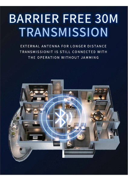 Bluetooth Ses Alıcı Kayıpsız USB Mikrofon Mikrofon Koaksiyel Dijital-Analog Müzik Dönüşüm Adaptörü 5.1 (Yurt Dışından) modelleri