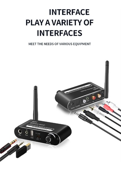 Bluetooth Ses Alıcı Kayıpsız USB Mikrofon Mikrofon Koaksiyel Dijital-Analog Müzik Dönüşüm Adaptörü 5.1 (Yurt Dışından) fırsatları