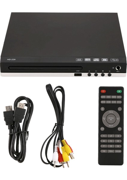 Hd 1080P Cd/evd/vcd DVD Oynatıcı Çıktı USB ve Mikrofon Portları ile Dijital Medya Oynatıcı (Yurt Dışından)
