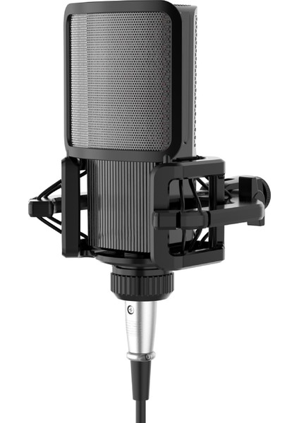 Mikrofon Şok Montajı Mikrofon Filtre Ön Cam Sınırlayın Gürültü Anti Titreşim Ekranı Kararlı Kolay Kurulum, Siyah (Yurt Dışından) fırsatları