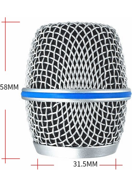 Mikrofon Yedek Kafa Çelik Örgü El Taşınağı BETA87A Için Mikrofon Izgara Mesh Başlığı (Yurt Dışından) fiyatları