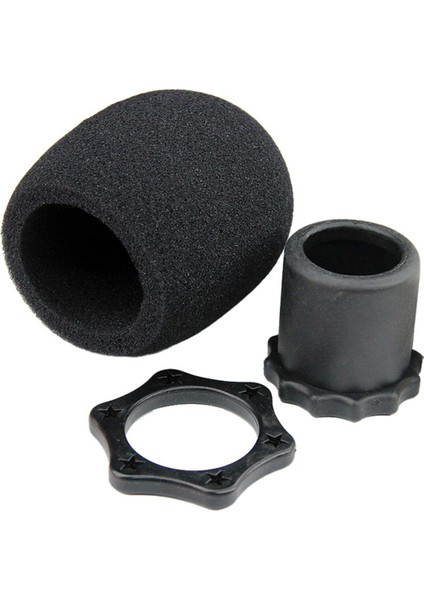 Mikrofon Örtüsü, Sünger Kapağı, Sonbahar Önleyici, Roll Anti-Rull, Kayma Önleyici Yüzük, Açılır Kapak, Mikrofon Koruyucu Kapak (Yurt Dışından)