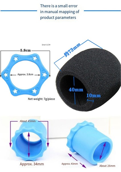 Mikrofon Örtüsü, Sünger Kapağı, Sonbahar Önleyici, Roll Anti-Rull, Kayma Önleyici Yüzük, Açılır Kapak, Mikrofon Koruyucu Kapak (Yurt Dışından) fırsatları