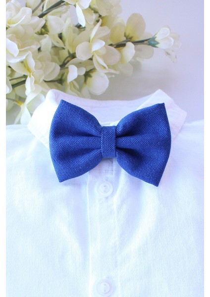 Lacivert Renk Ayarlanabilir Erkek Çocuk Papyon ve Pantolon Askı Seti- Kutulu Takımı fırsatları