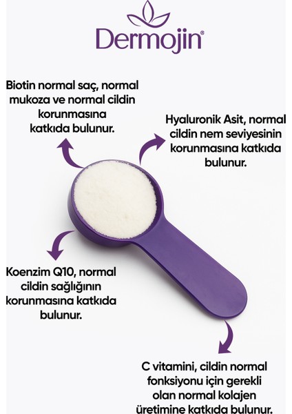 Hidrolize Ve Biotin İçeren %100 Saf Toz Kolajen fiyatları