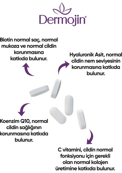 Hidrolize Ve Biotin İçeren %100 Saf Tablet Kolajen fiyatları