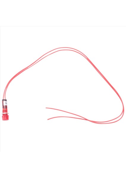 20X Neon Gösterge Pilot Sinyal Lambası Kırmızı Işık Ac 250V W2 Kablolar (Yurt Dışından) modelleri