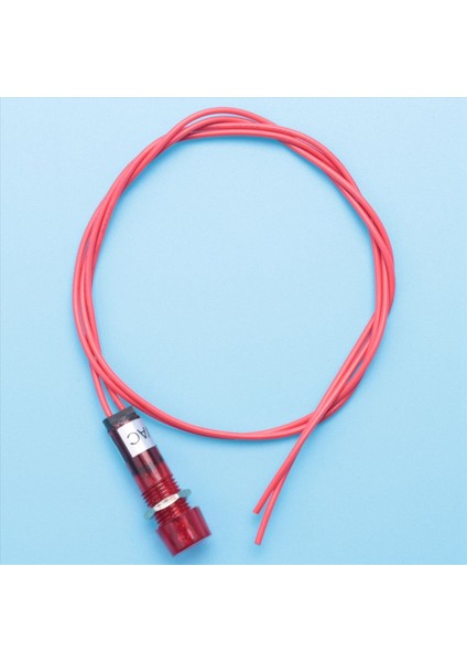 20X Neon Gösterge Pilot Sinyal Lambası Kırmızı Işık Ac 250V W2 Kablolar (Yurt Dışından) fırsatları